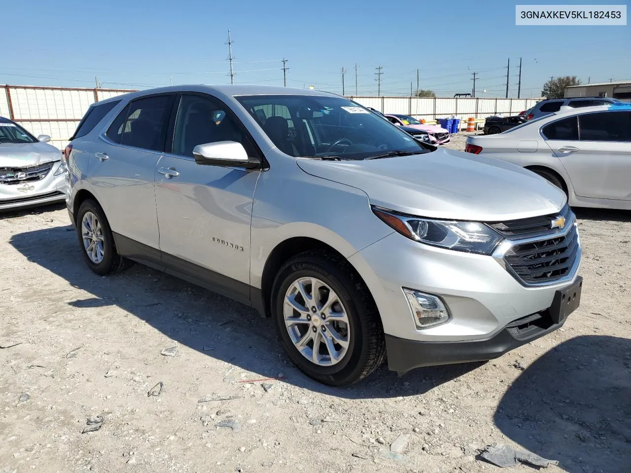 2019 Chevrolet Equinox Lt VIN: 3GNAXKEV5KL182453 Lot: 79641344