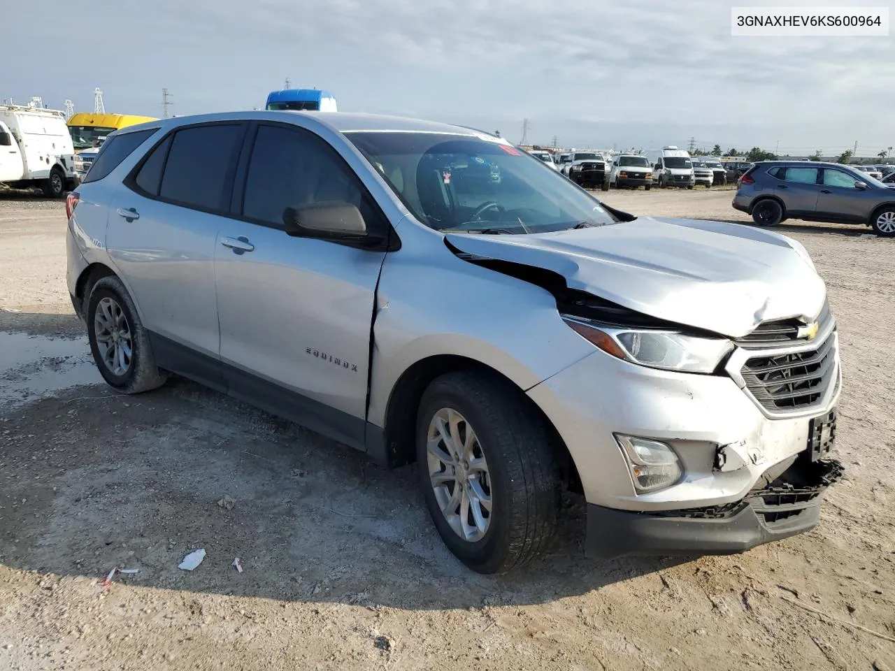 2019 Chevrolet Equinox Ls VIN: 3GNAXHEV6KS600964 Lot: 79649914