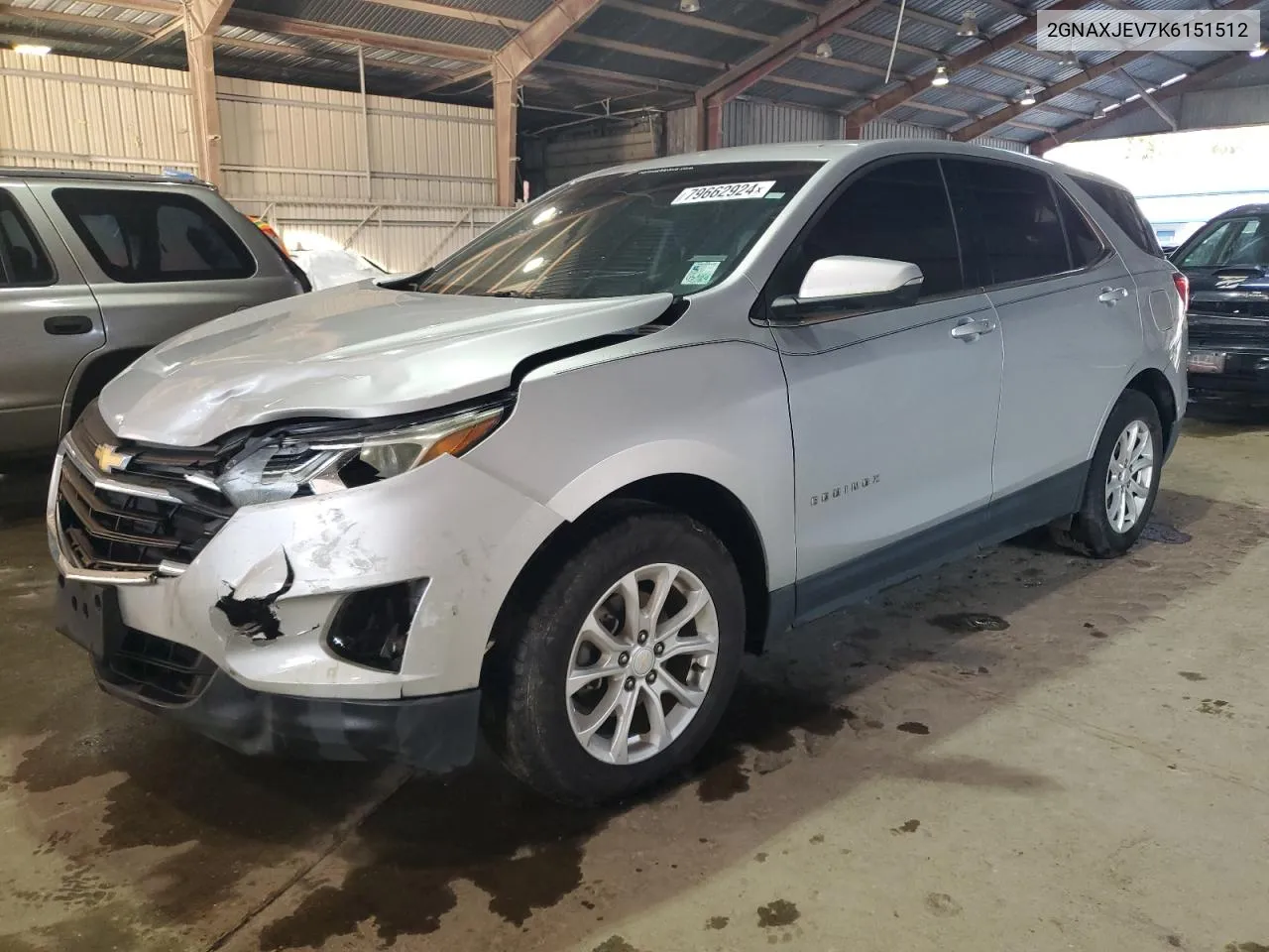 2019 Chevrolet Equinox Lt VIN: 2GNAXJEV7K6151512 Lot: 79662924