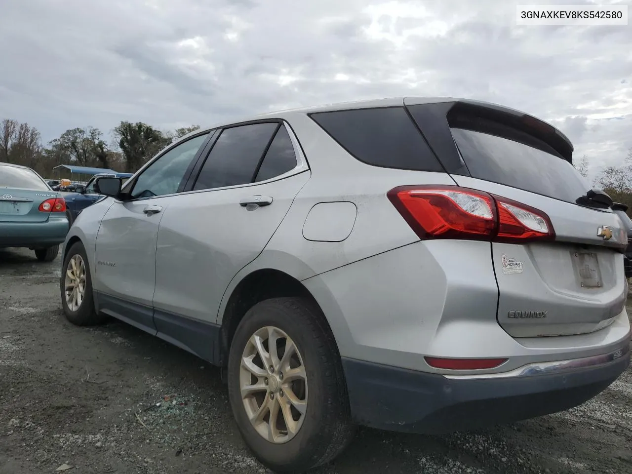 2019 Chevrolet Equinox Lt VIN: 3GNAXKEV8KS542580 Lot: 79709264