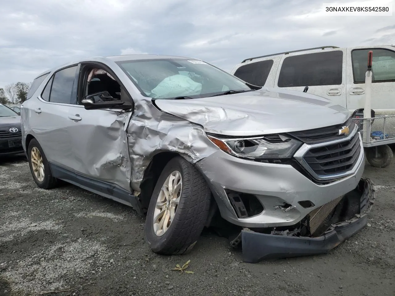 2019 Chevrolet Equinox Lt VIN: 3GNAXKEV8KS542580 Lot: 79709264