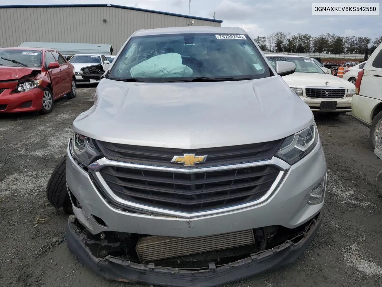 2019 Chevrolet Equinox Lt VIN: 3GNAXKEV8KS542580 Lot: 79709264