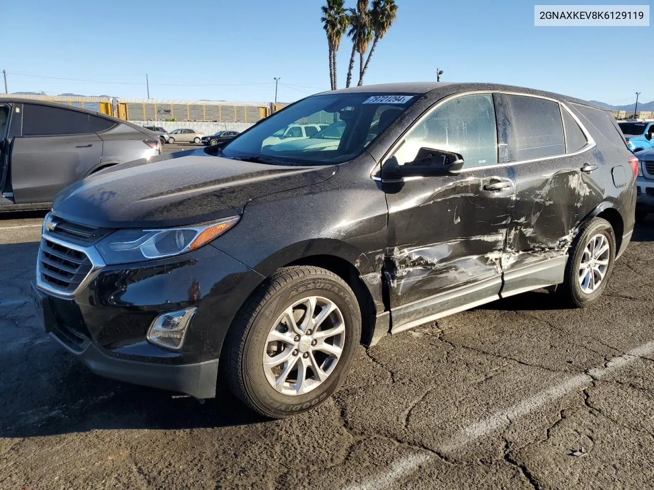 2019 Chevrolet Equinox Lt VIN: 2GNAXKEV8K6129119 Lot: 79721294