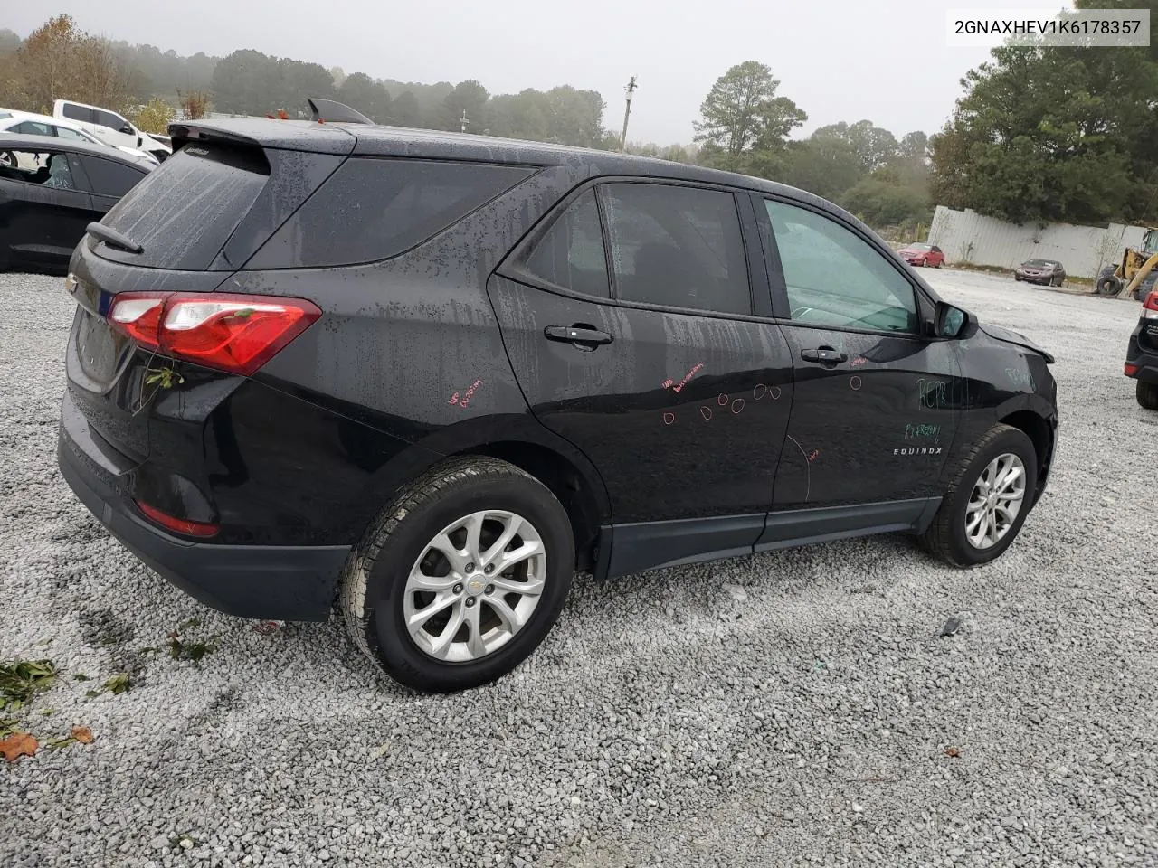 2019 Chevrolet Equinox Ls VIN: 2GNAXHEV1K6178357 Lot: 79751614