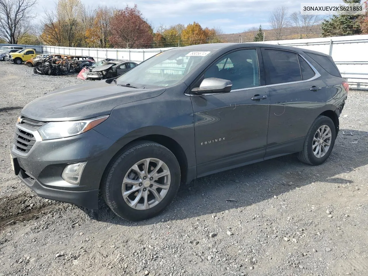 2019 Chevrolet Equinox Lt VIN: 3GNAXUEV2KS621853 Lot: 79805674