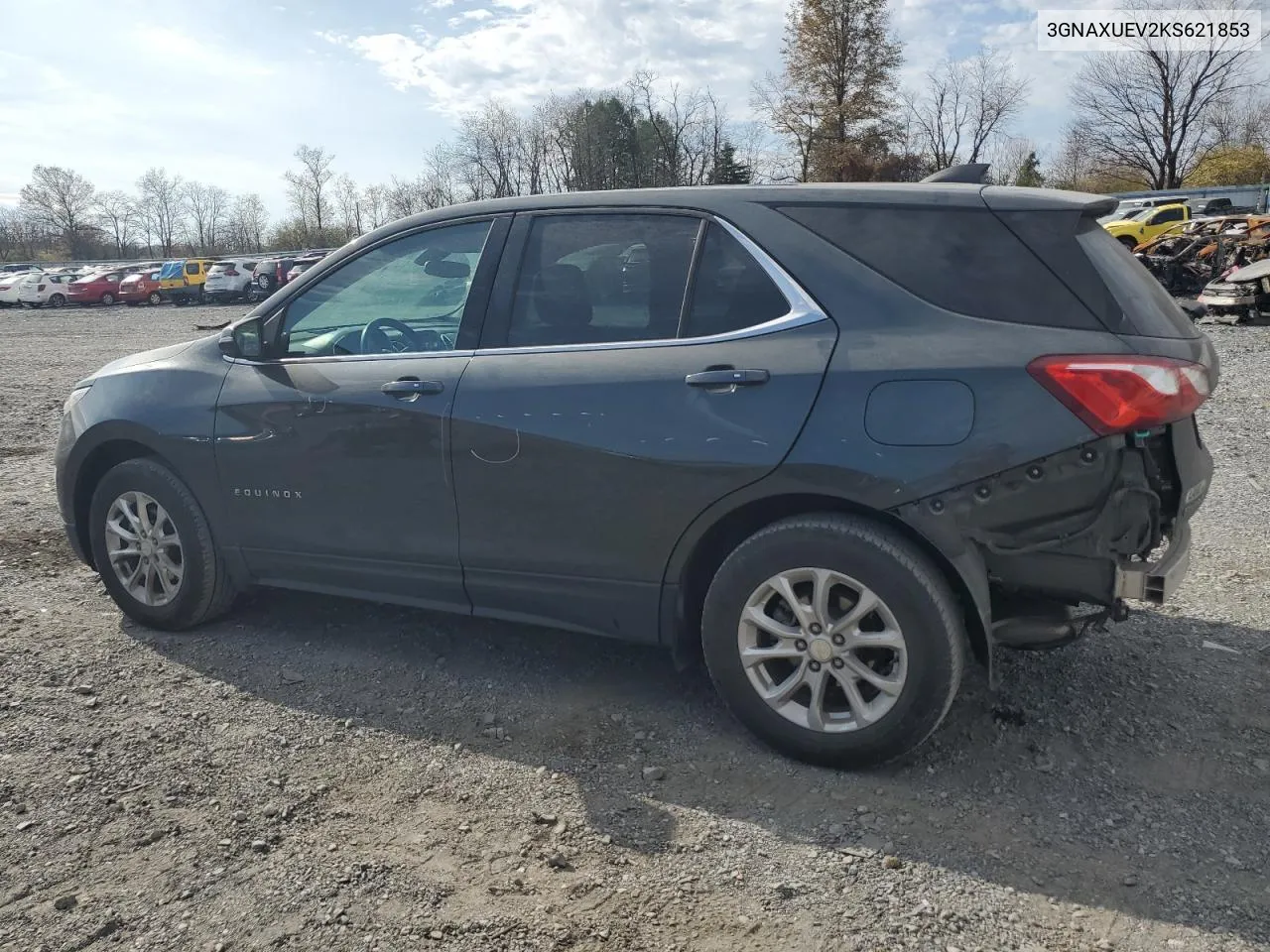 2019 Chevrolet Equinox Lt VIN: 3GNAXUEV2KS621853 Lot: 79805674