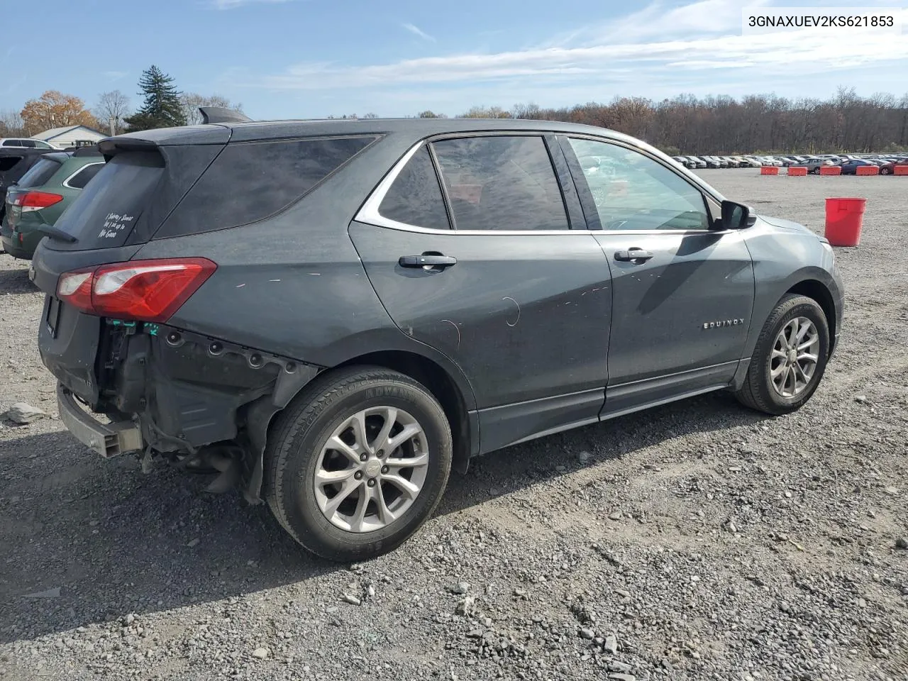 2019 Chevrolet Equinox Lt VIN: 3GNAXUEV2KS621853 Lot: 79805674