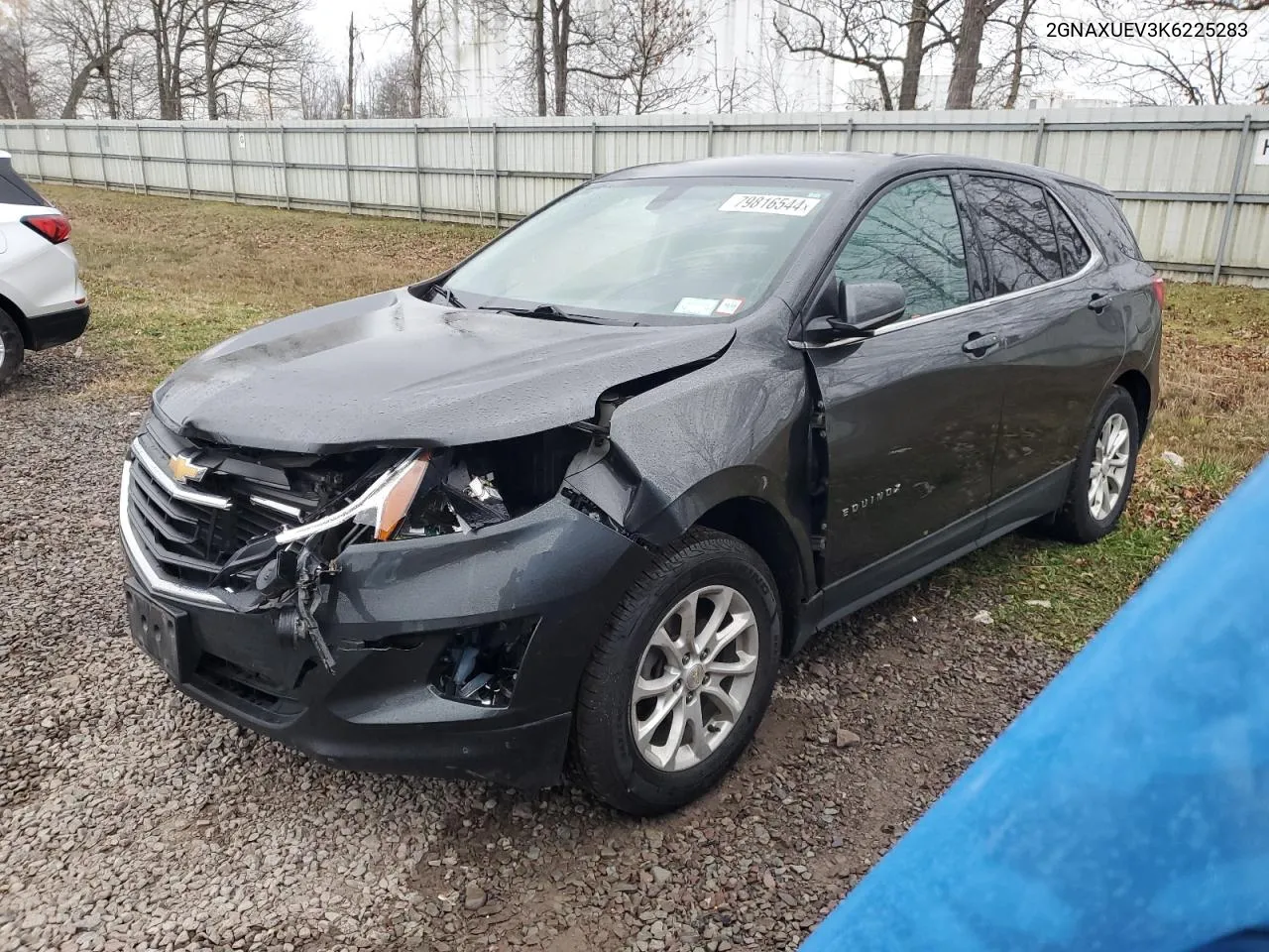 2019 Chevrolet Equinox Lt VIN: 2GNAXUEV3K6225283 Lot: 79816544