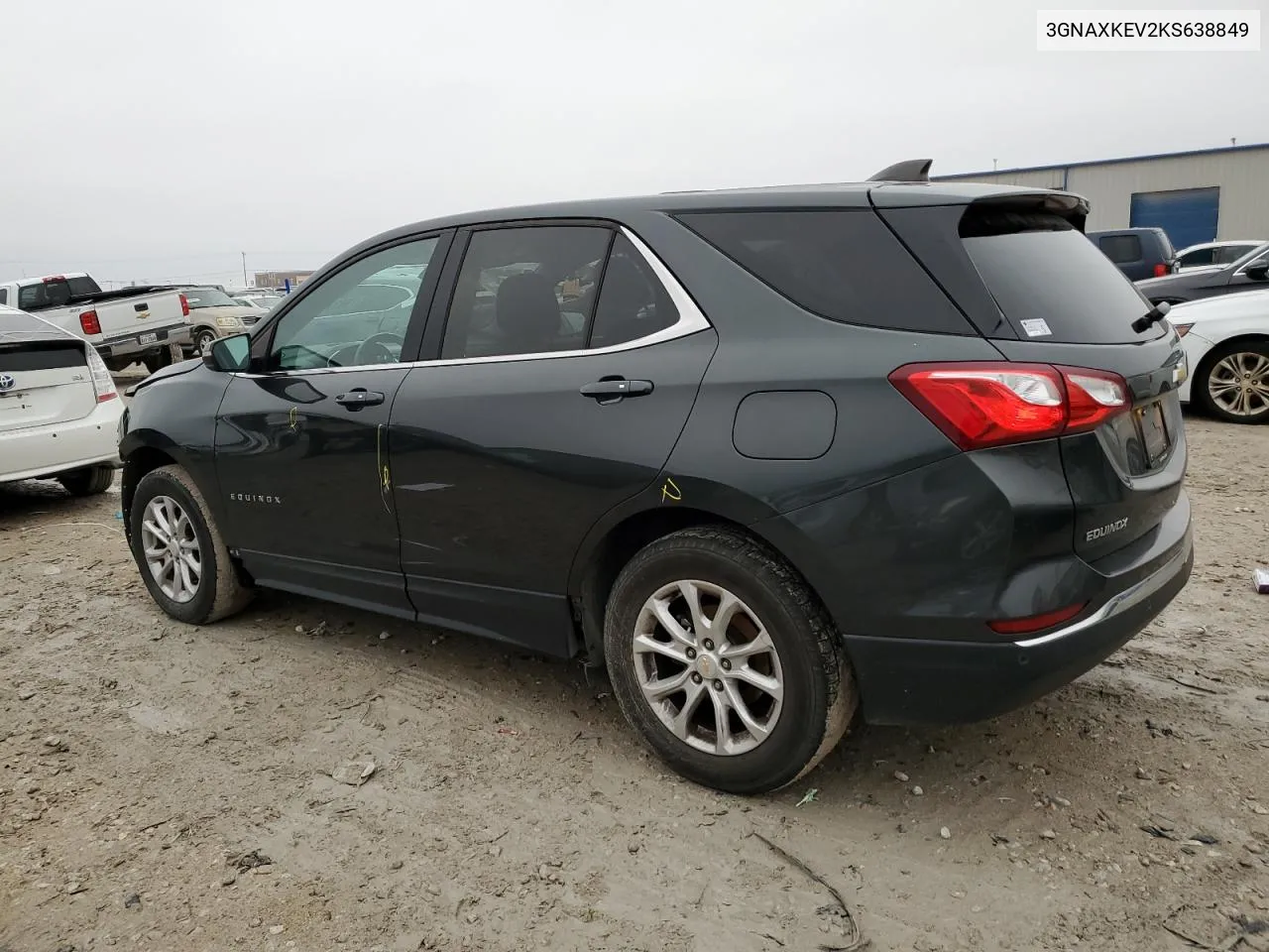 2019 Chevrolet Equinox Lt VIN: 3GNAXKEV2KS638849 Lot: 79833824