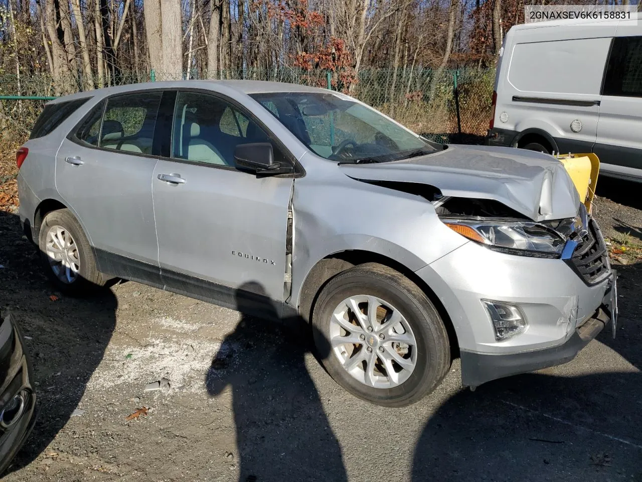 2019 Chevrolet Equinox Ls VIN: 2GNAXSEV6K6158831 Lot: 79902164