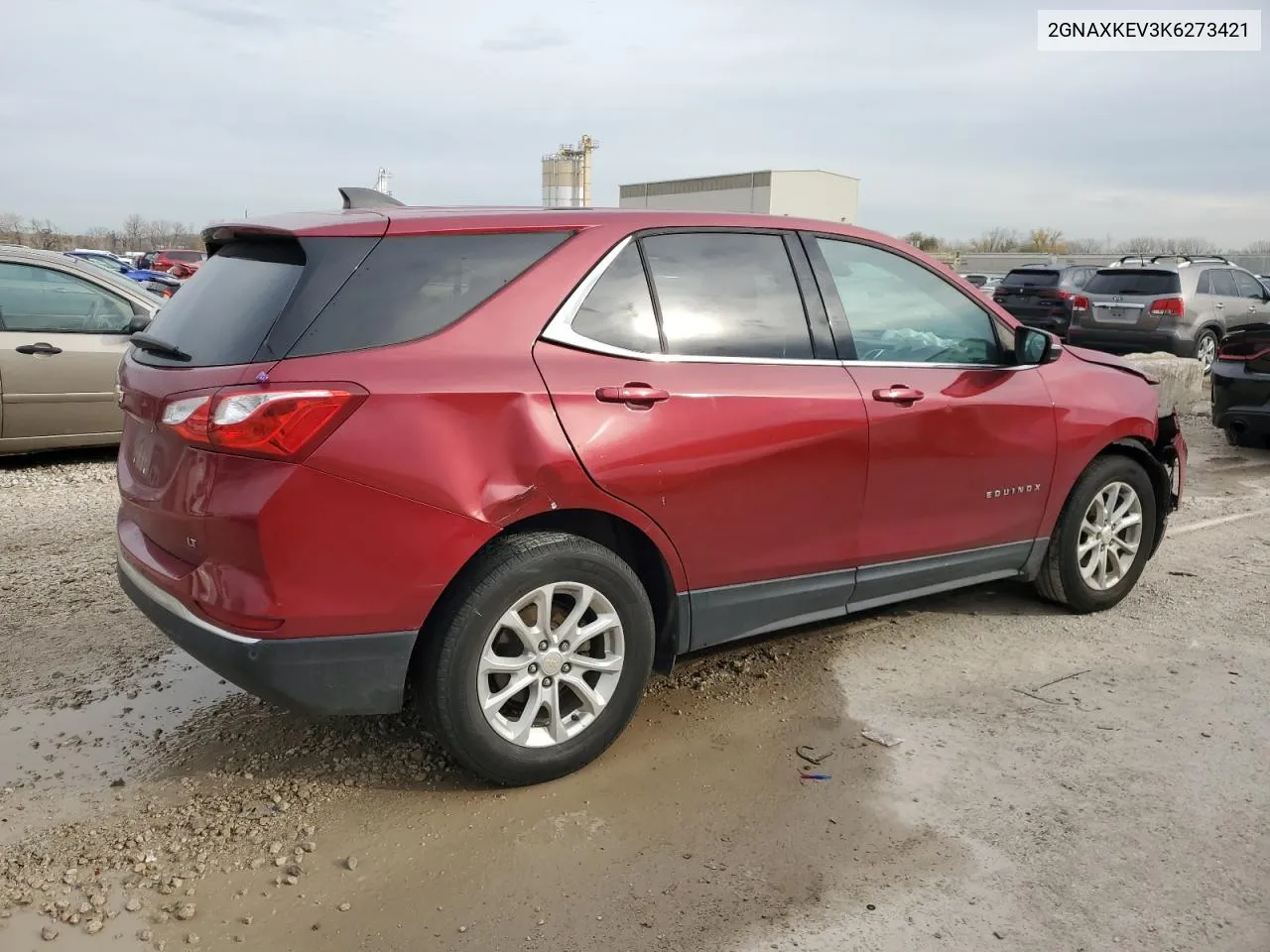 2019 Chevrolet Equinox Lt VIN: 2GNAXKEV3K6273421 Lot: 79938844