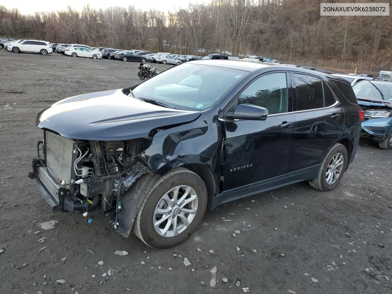 2019 Chevrolet Equinox Lt VIN: 2GNAXUEV0K6238072 Lot: 79988134