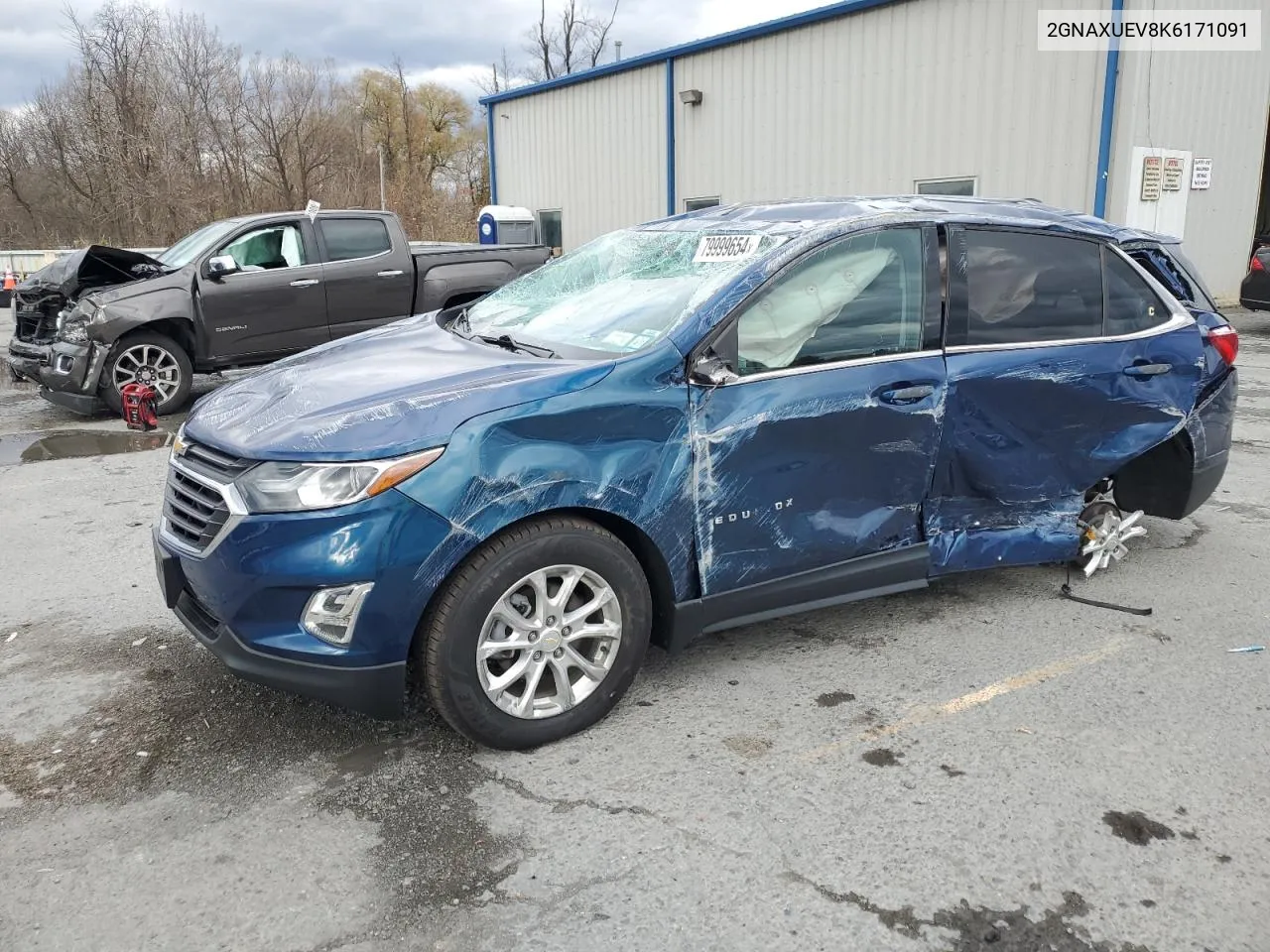 2019 Chevrolet Equinox Lt VIN: 2GNAXUEV8K6171091 Lot: 79999654