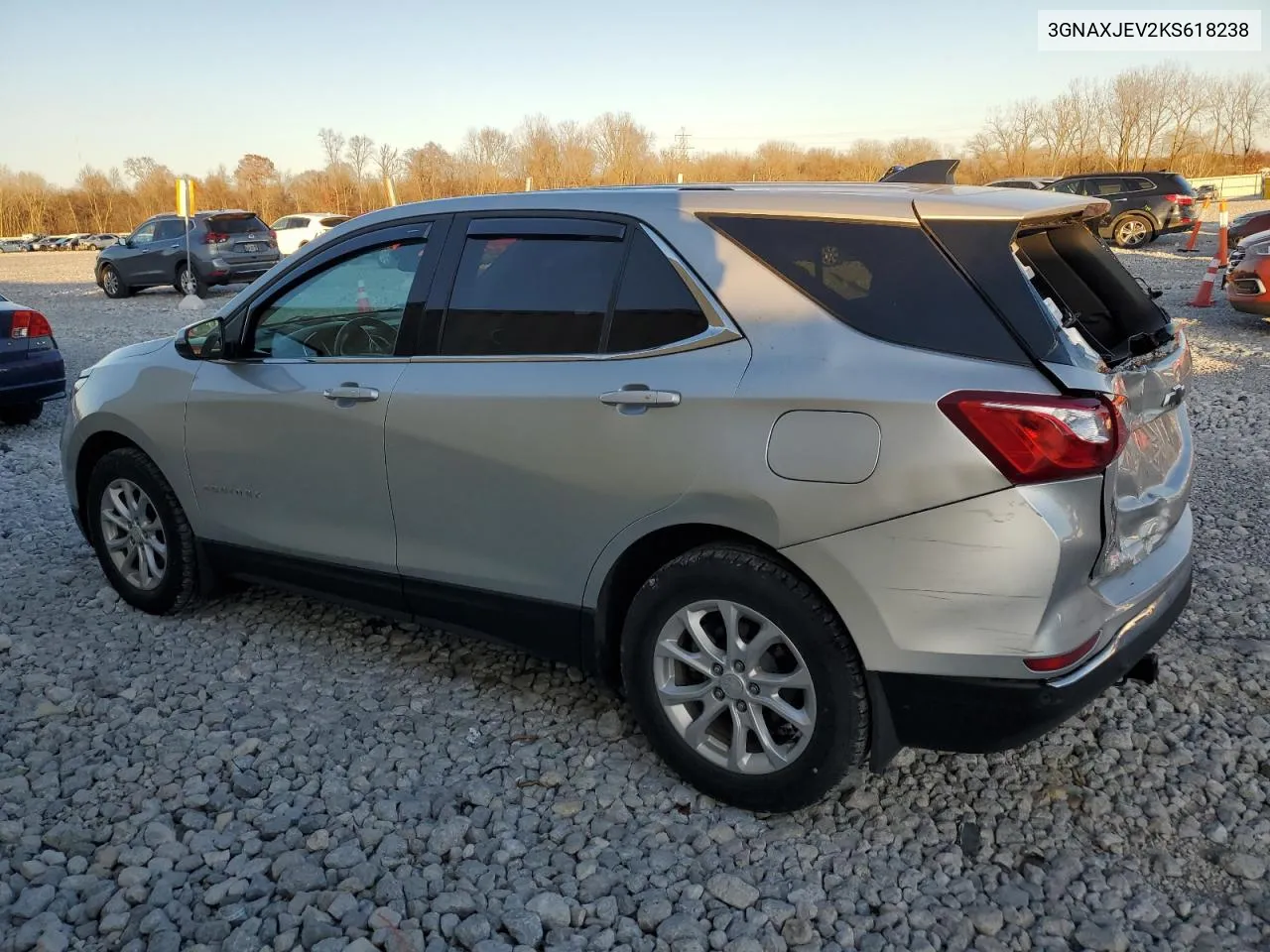 2019 Chevrolet Equinox Lt VIN: 3GNAXJEV2KS618238 Lot: 80010234