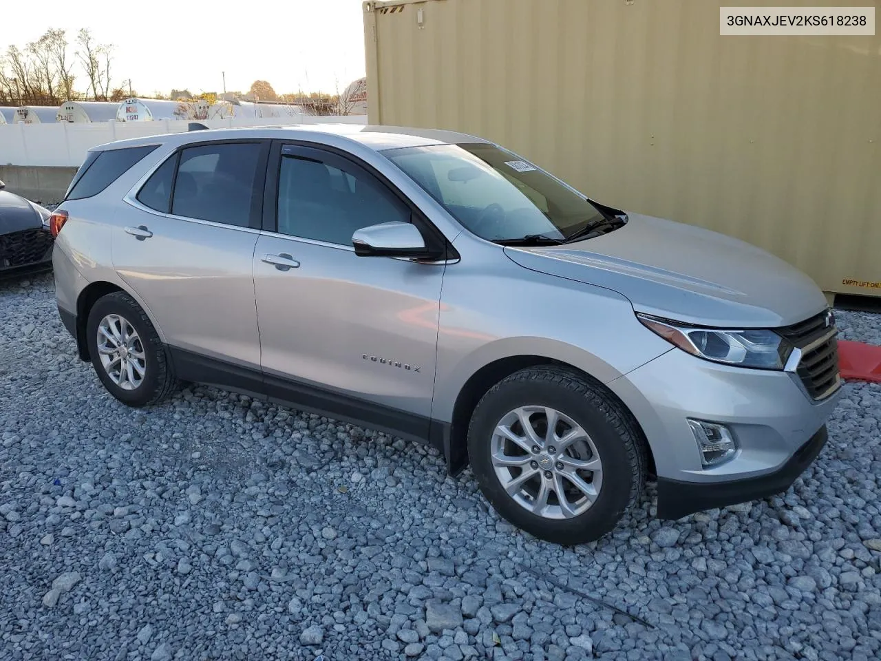 2019 Chevrolet Equinox Lt VIN: 3GNAXJEV2KS618238 Lot: 80010234