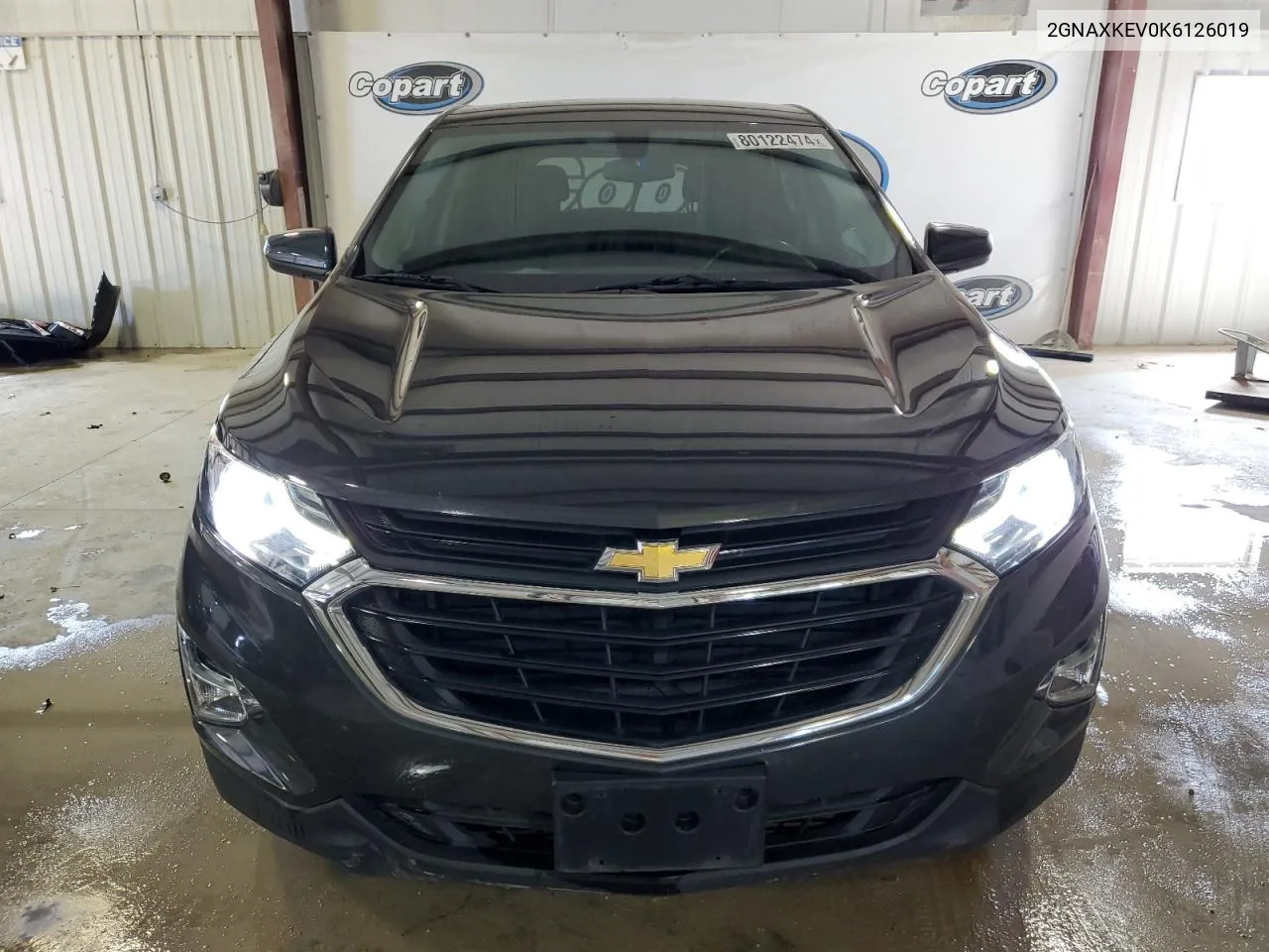 2019 Chevrolet Equinox Lt VIN: 2GNAXKEV0K6126019 Lot: 80122474