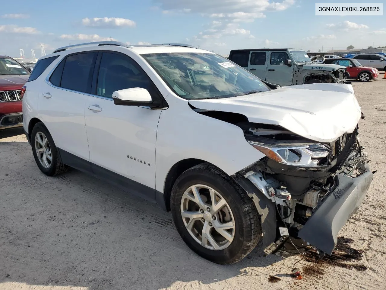 2019 Chevrolet Equinox Lt VIN: 3GNAXLEX0KL268826 Lot: 80145254