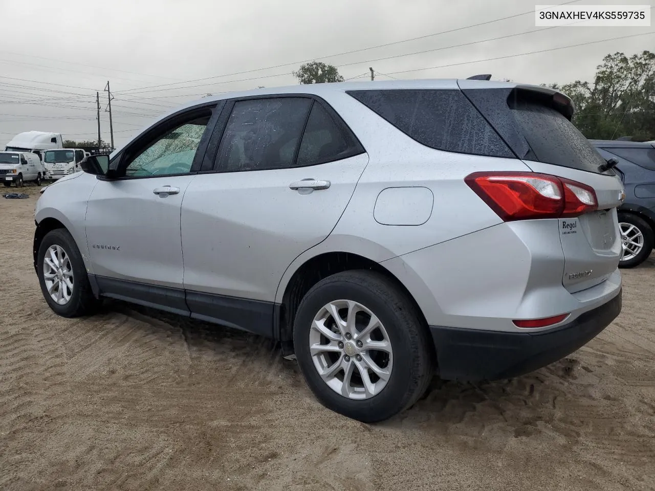 2019 Chevrolet Equinox Ls VIN: 3GNAXHEV4KS559735 Lot: 80305394