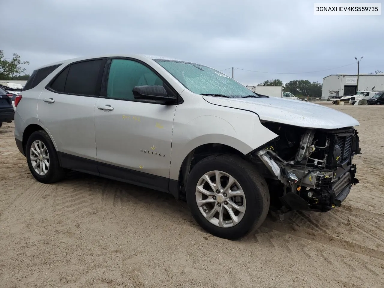 2019 Chevrolet Equinox Ls VIN: 3GNAXHEV4KS559735 Lot: 80305394