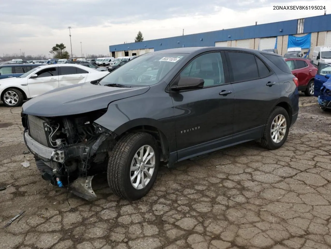 2019 Chevrolet Equinox Ls VIN: 2GNAXSEV8K6195024 Lot: 80321524