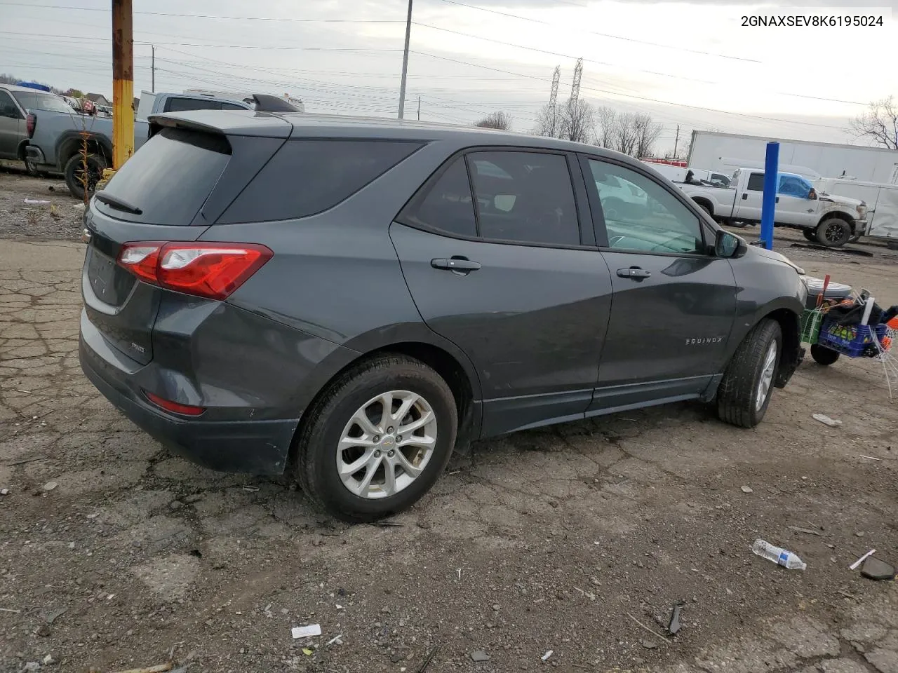 2019 Chevrolet Equinox Ls VIN: 2GNAXSEV8K6195024 Lot: 80321524