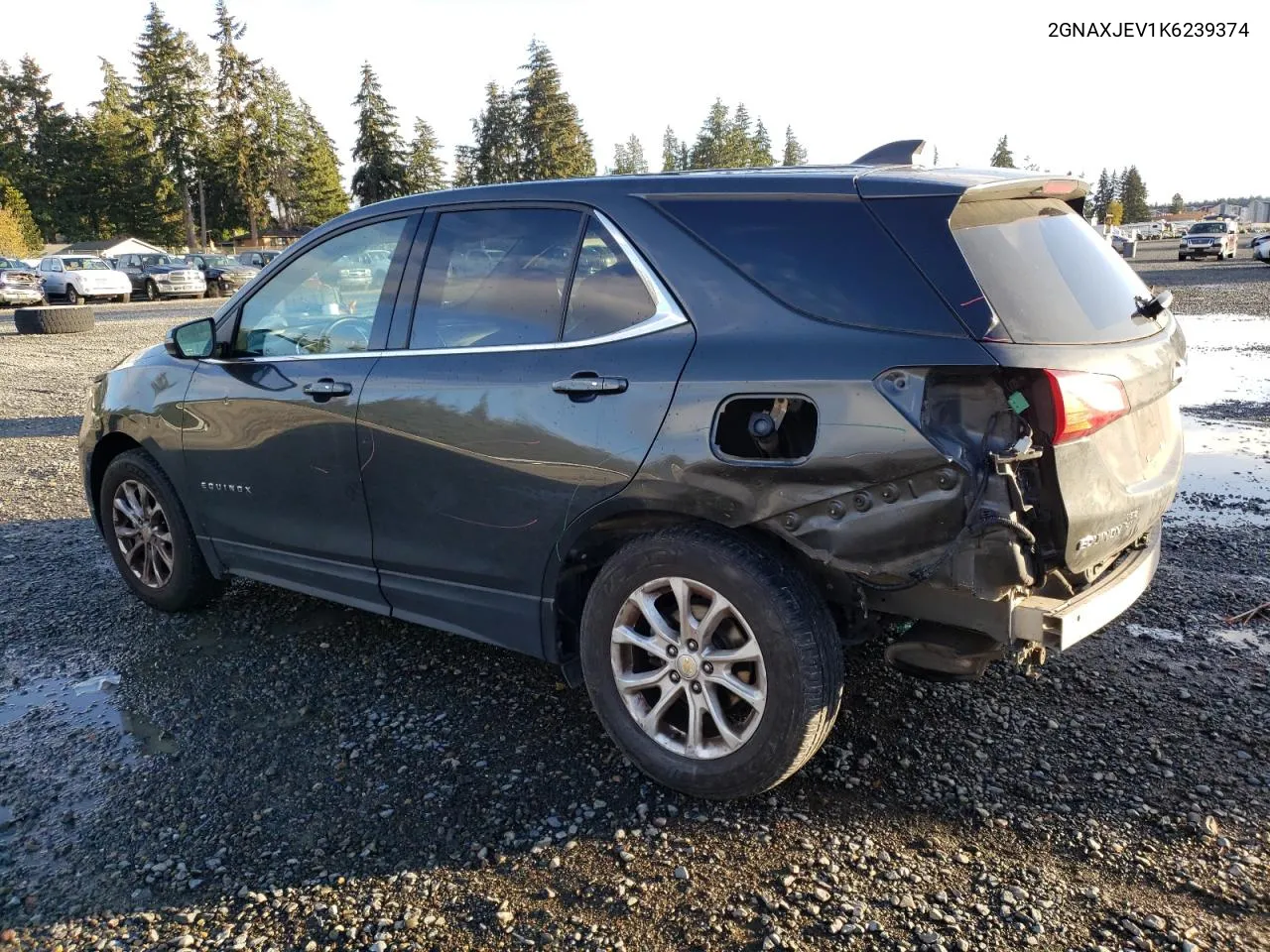 2019 Chevrolet Equinox Lt VIN: 2GNAXJEV1K6239374 Lot: 80340344