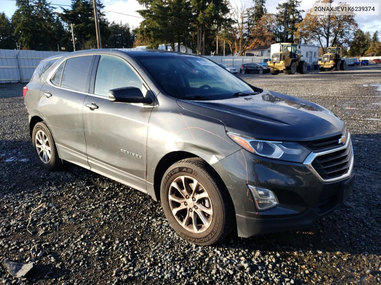 2019 Chevrolet Equinox Lt VIN: 2GNAXJEV1K6239374 Lot: 80340344