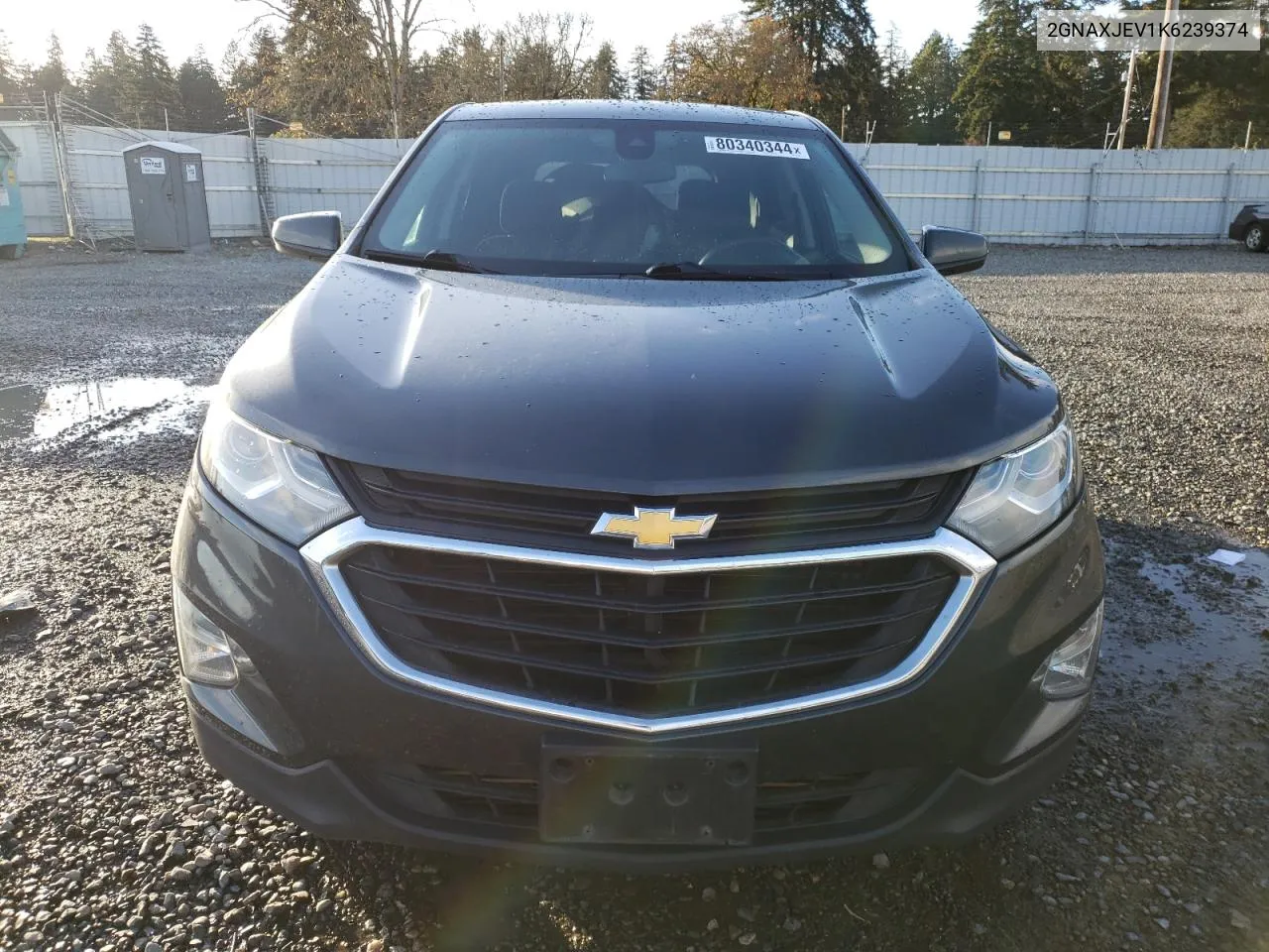 2019 Chevrolet Equinox Lt VIN: 2GNAXJEV1K6239374 Lot: 80340344