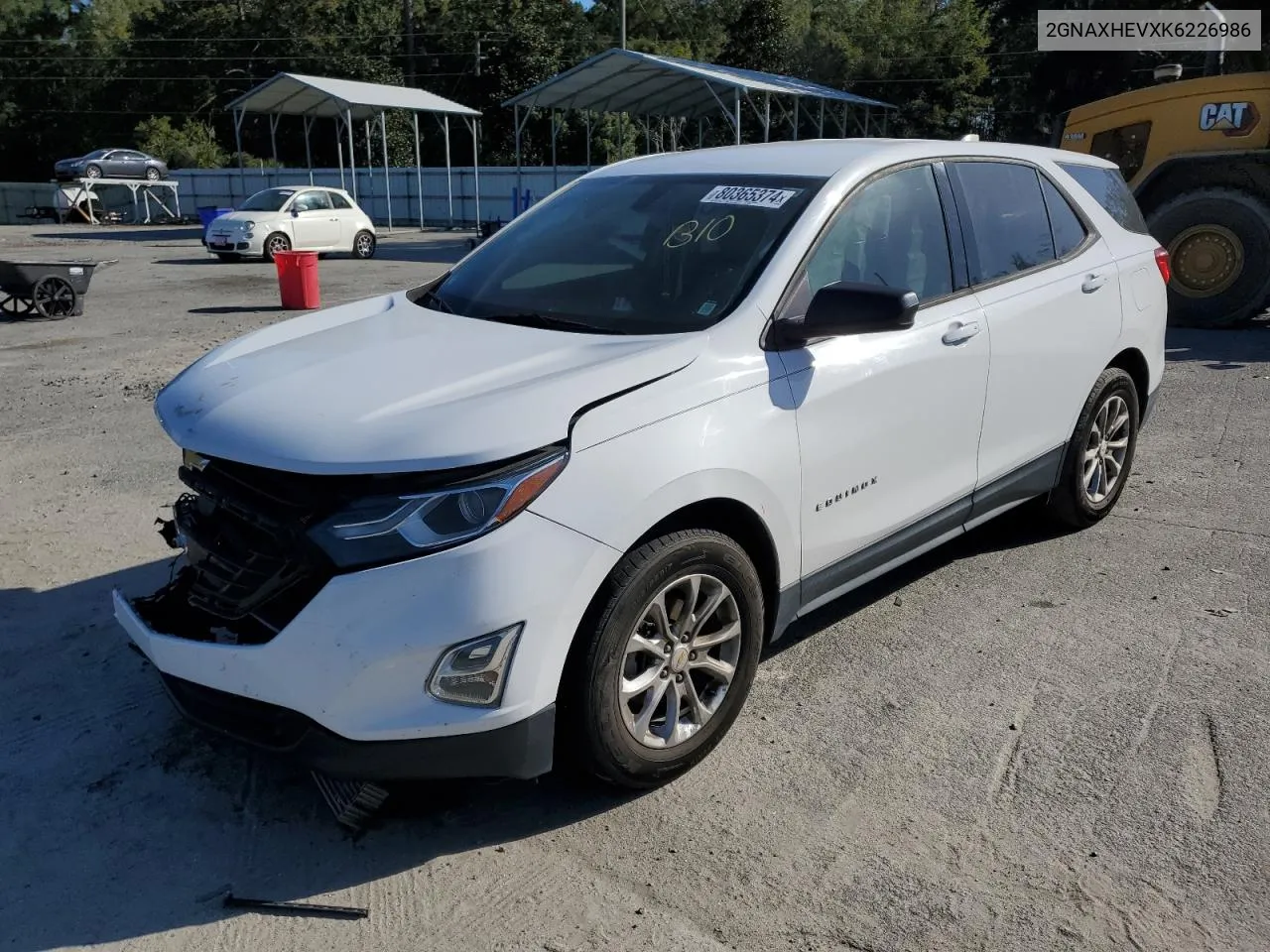 2019 Chevrolet Equinox Ls VIN: 2GNAXHEVXK6226986 Lot: 80365374