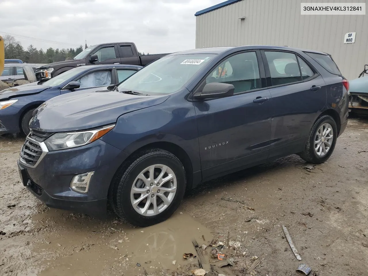 2019 Chevrolet Equinox Ls VIN: 3GNAXHEV4KL312841 Lot: 80446554