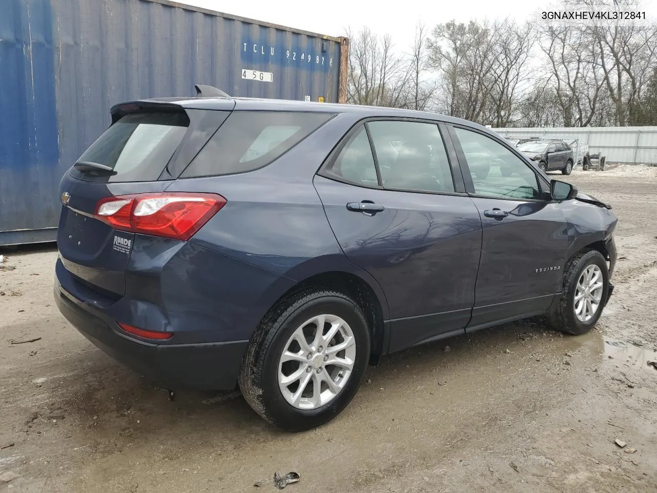 2019 Chevrolet Equinox Ls VIN: 3GNAXHEV4KL312841 Lot: 80446554