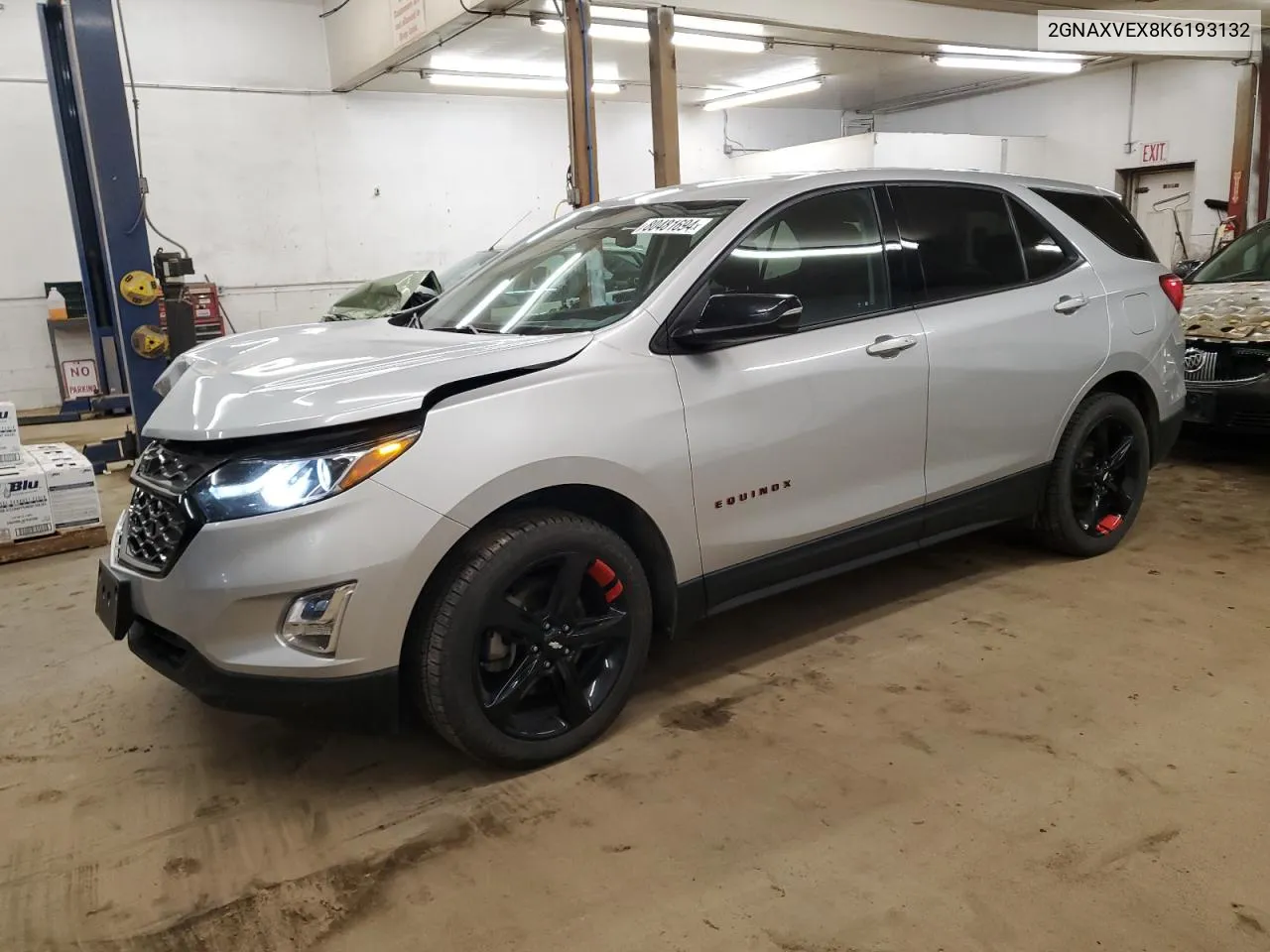 2019 Chevrolet Equinox Lt VIN: 2GNAXVEX8K6193132 Lot: 80481694