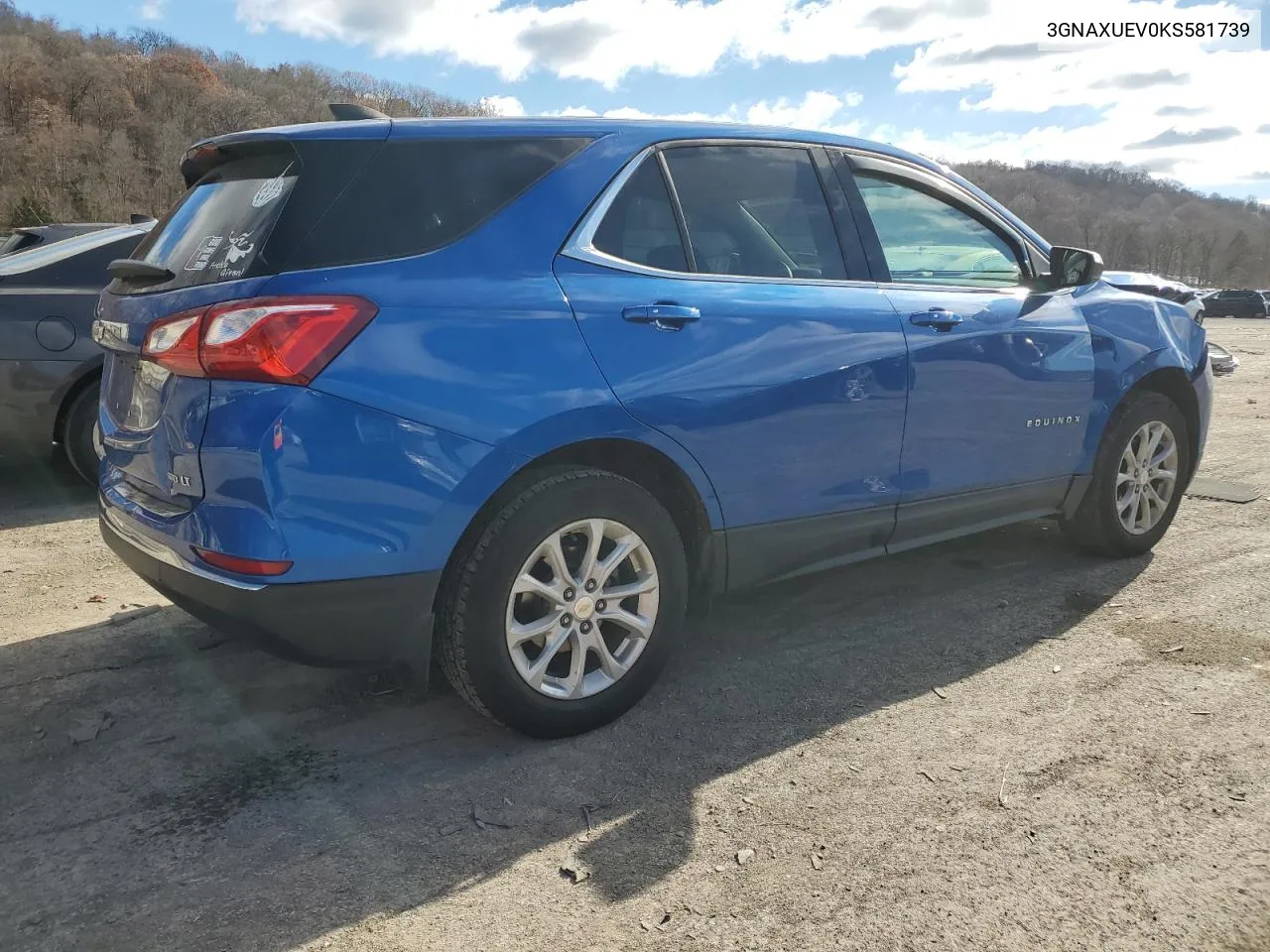 2019 Chevrolet Equinox Lt VIN: 3GNAXUEV0KS581739 Lot: 80484034