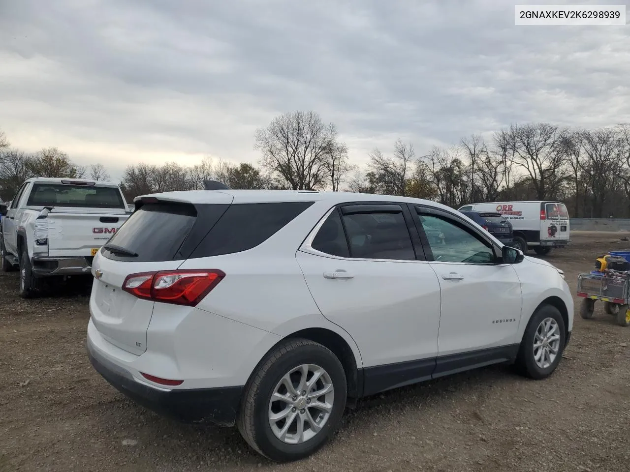 2019 Chevrolet Equinox Lt VIN: 2GNAXKEV2K6298939 Lot: 80660414