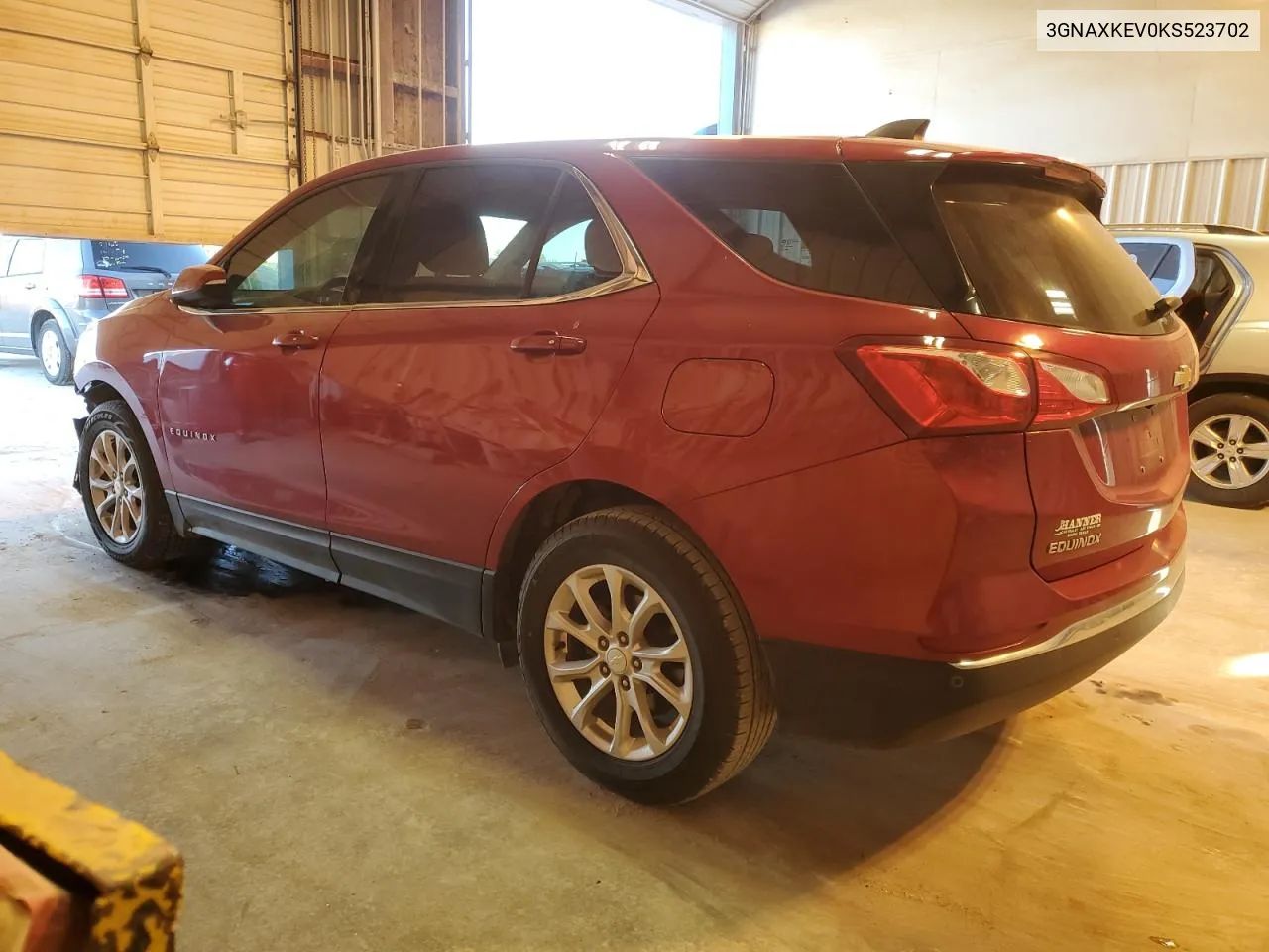 2019 Chevrolet Equinox Lt VIN: 3GNAXKEV0KS523702 Lot: 80870534