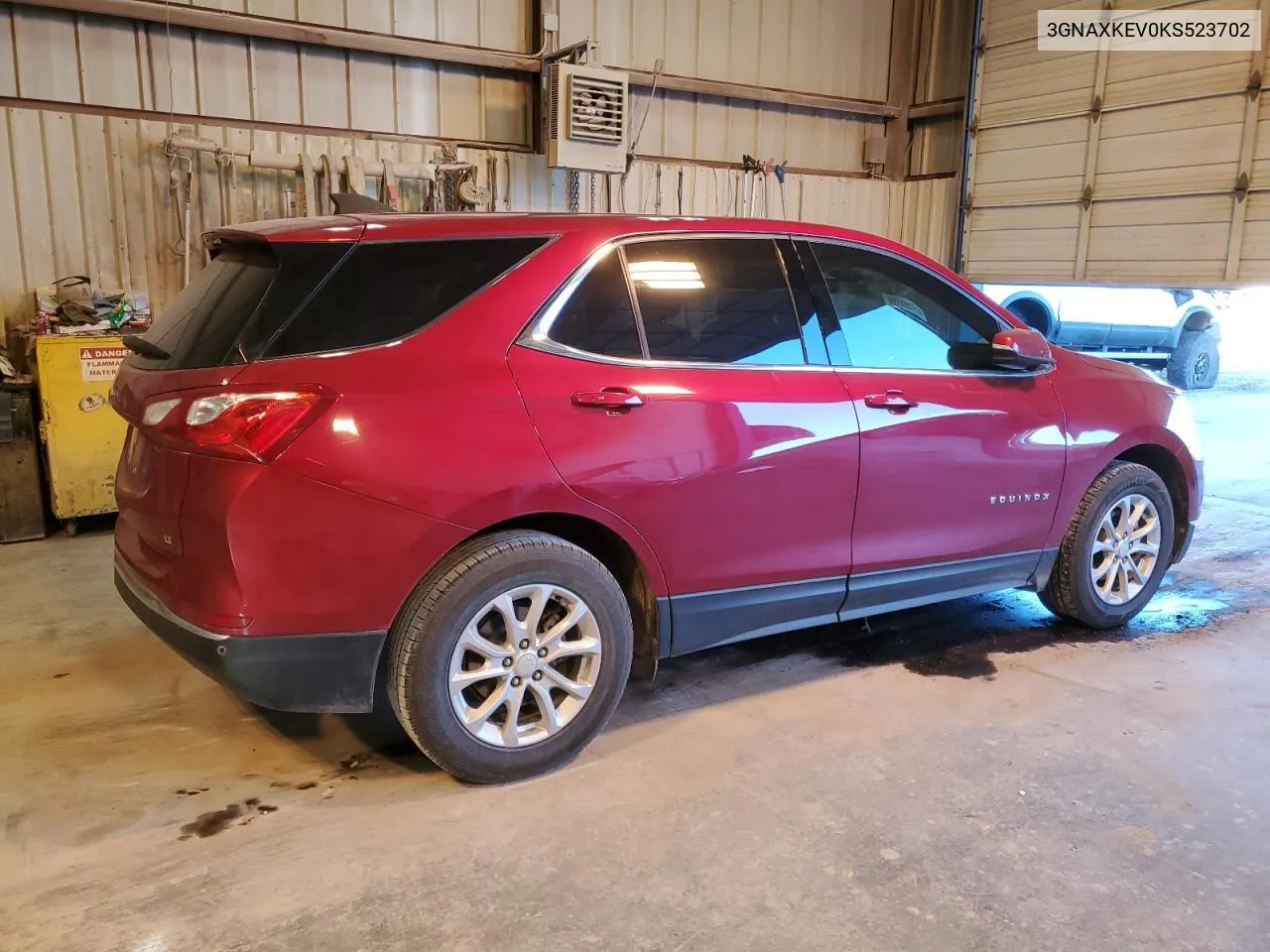 2019 Chevrolet Equinox Lt VIN: 3GNAXKEV0KS523702 Lot: 80870534