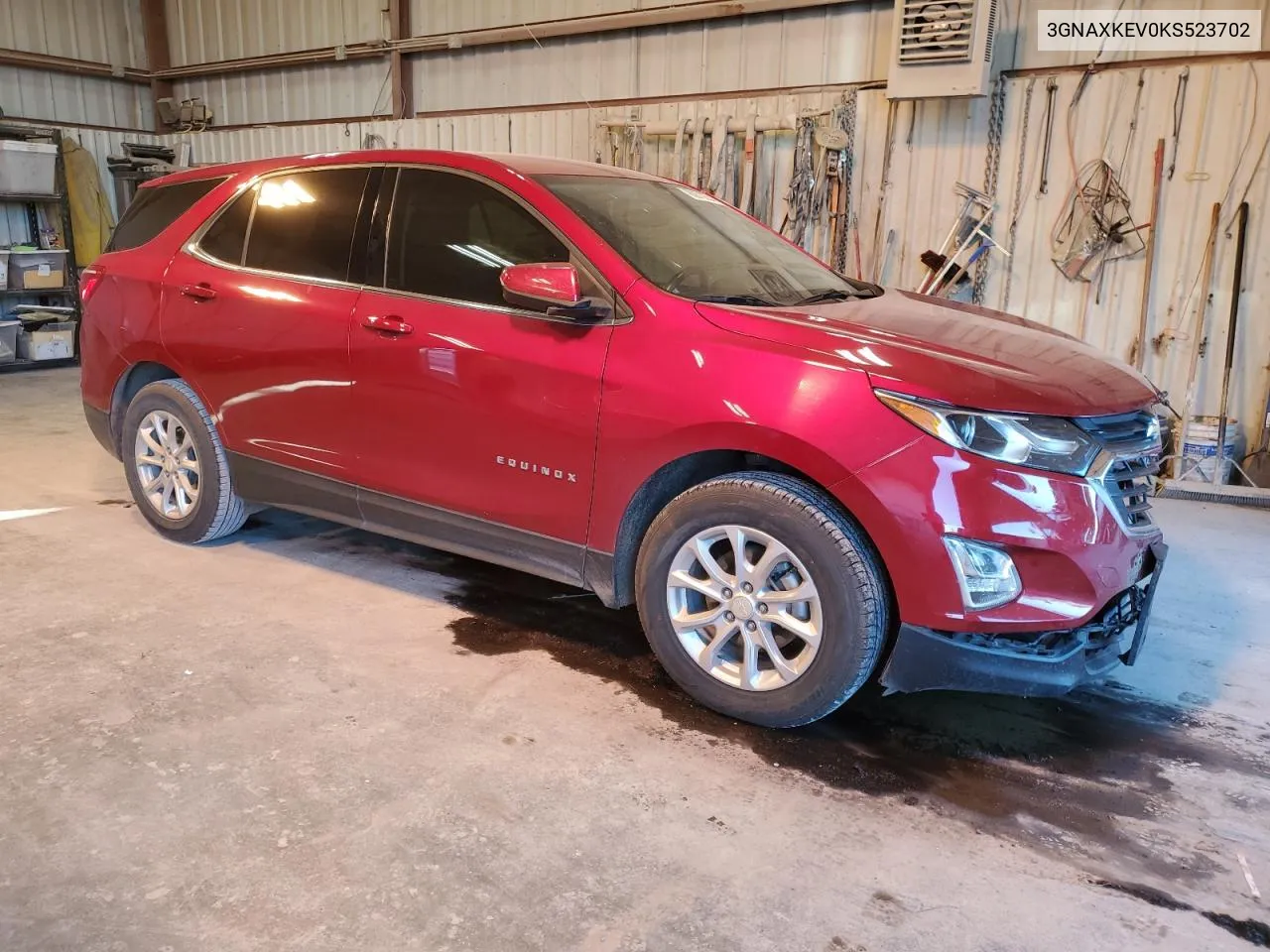 2019 Chevrolet Equinox Lt VIN: 3GNAXKEV0KS523702 Lot: 80870534