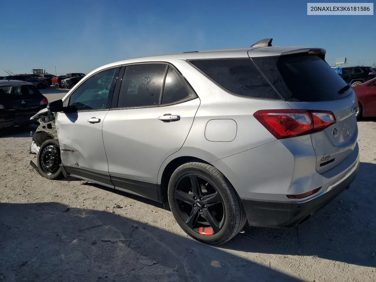 2019 Chevrolet Equinox Lt VIN: 2GNAXLEX3K6181586 Lot: 80906034