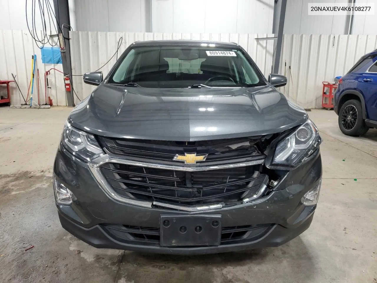 2019 Chevrolet Equinox Lt VIN: 2GNAXUEV4K6108277 Lot: 80914874