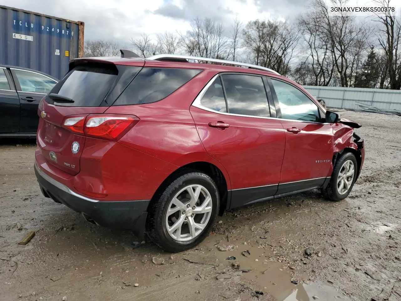 2019 Chevrolet Equinox Lt VIN: 3GNAXVEX8KS500378 Lot: 81089284