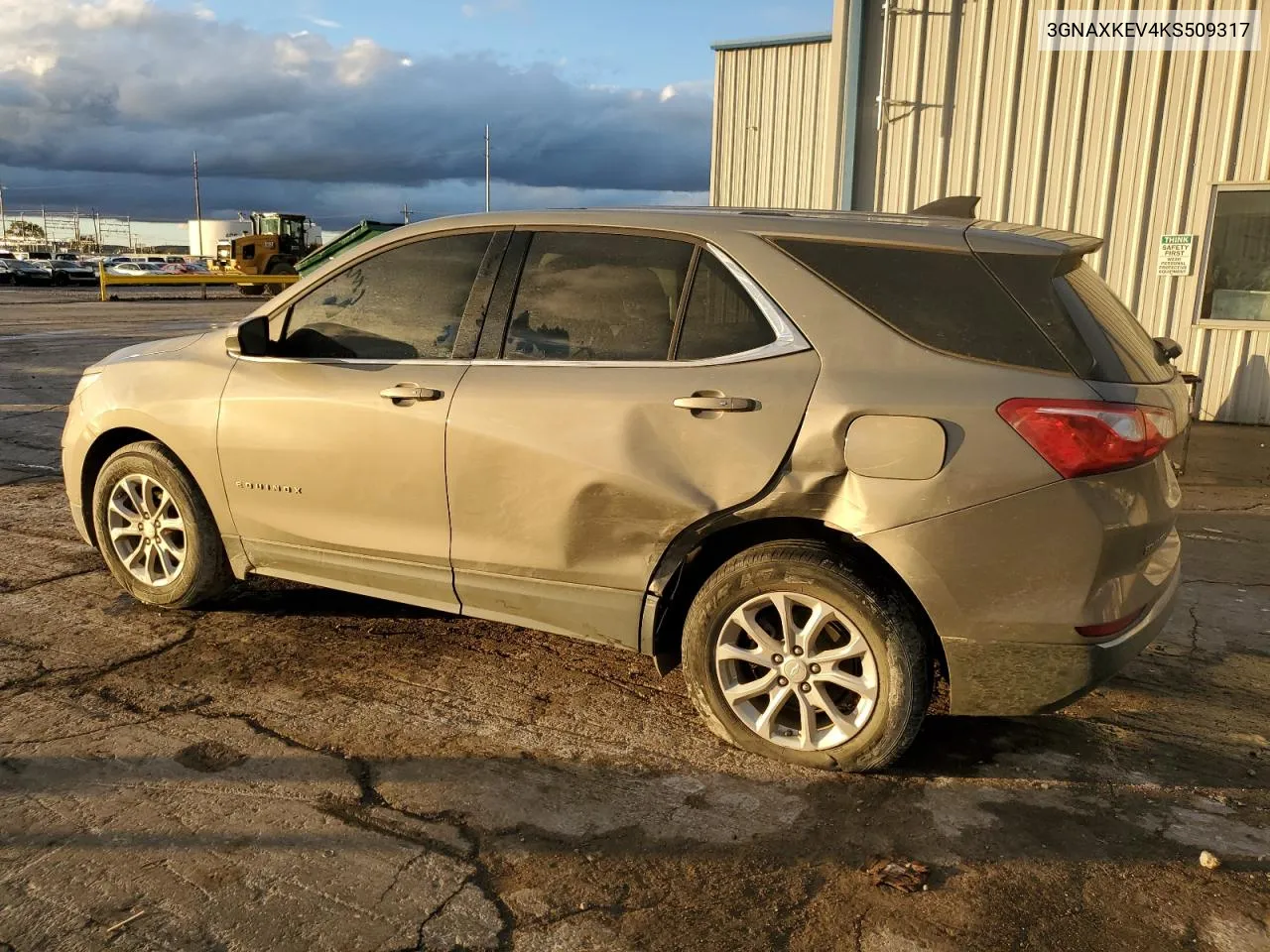 2019 Chevrolet Equinox Lt VIN: 3GNAXKEV4KS509317 Lot: 81300124