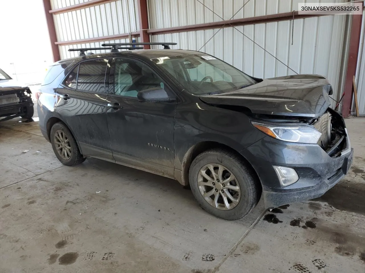 2019 Chevrolet Equinox Ls VIN: 3GNAXSEV5KS532265 Lot: 82217763