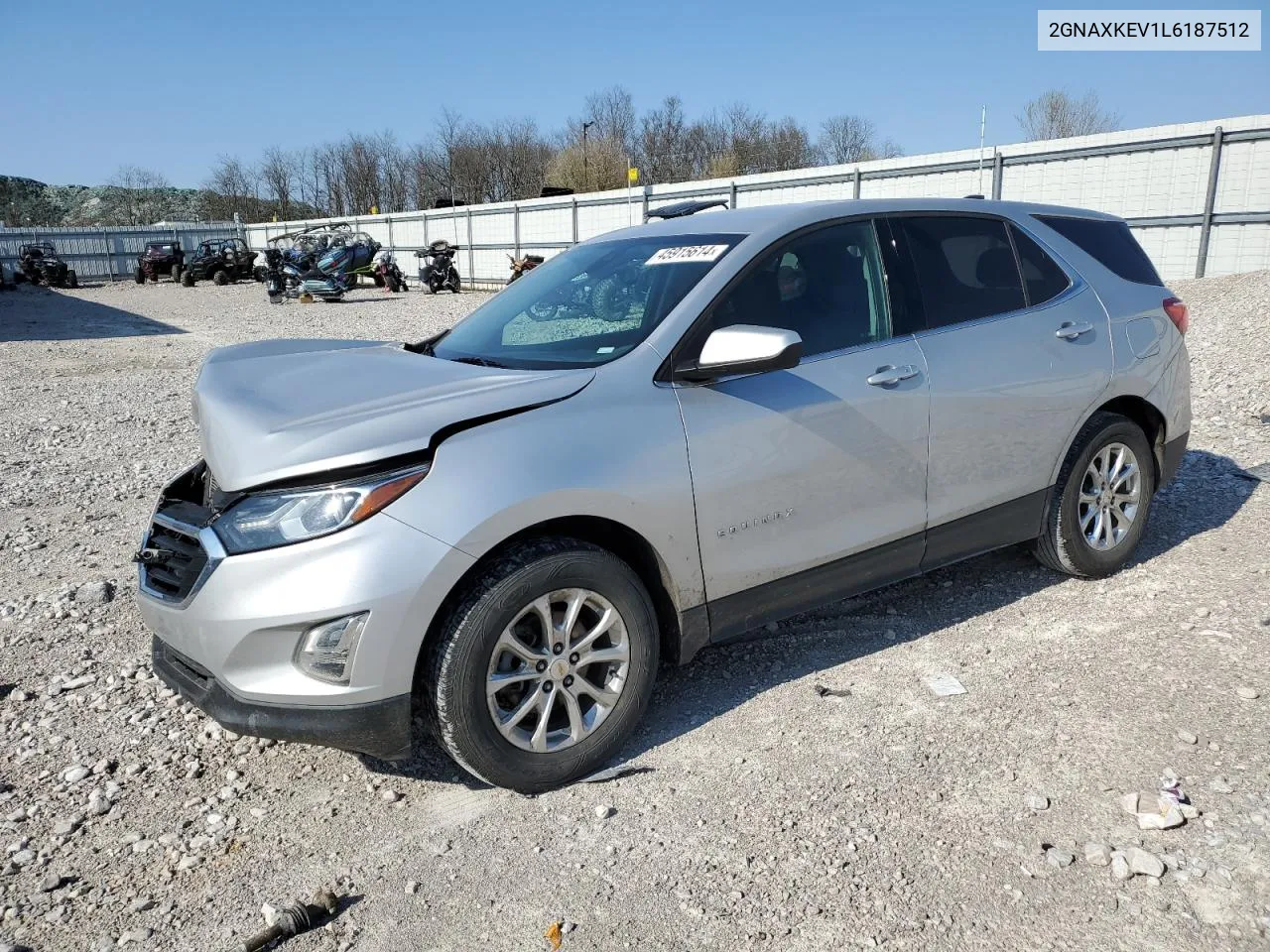 2020 Chevrolet Equinox Lt VIN: 2GNAXKEV1L6187512 Lot: 45915614