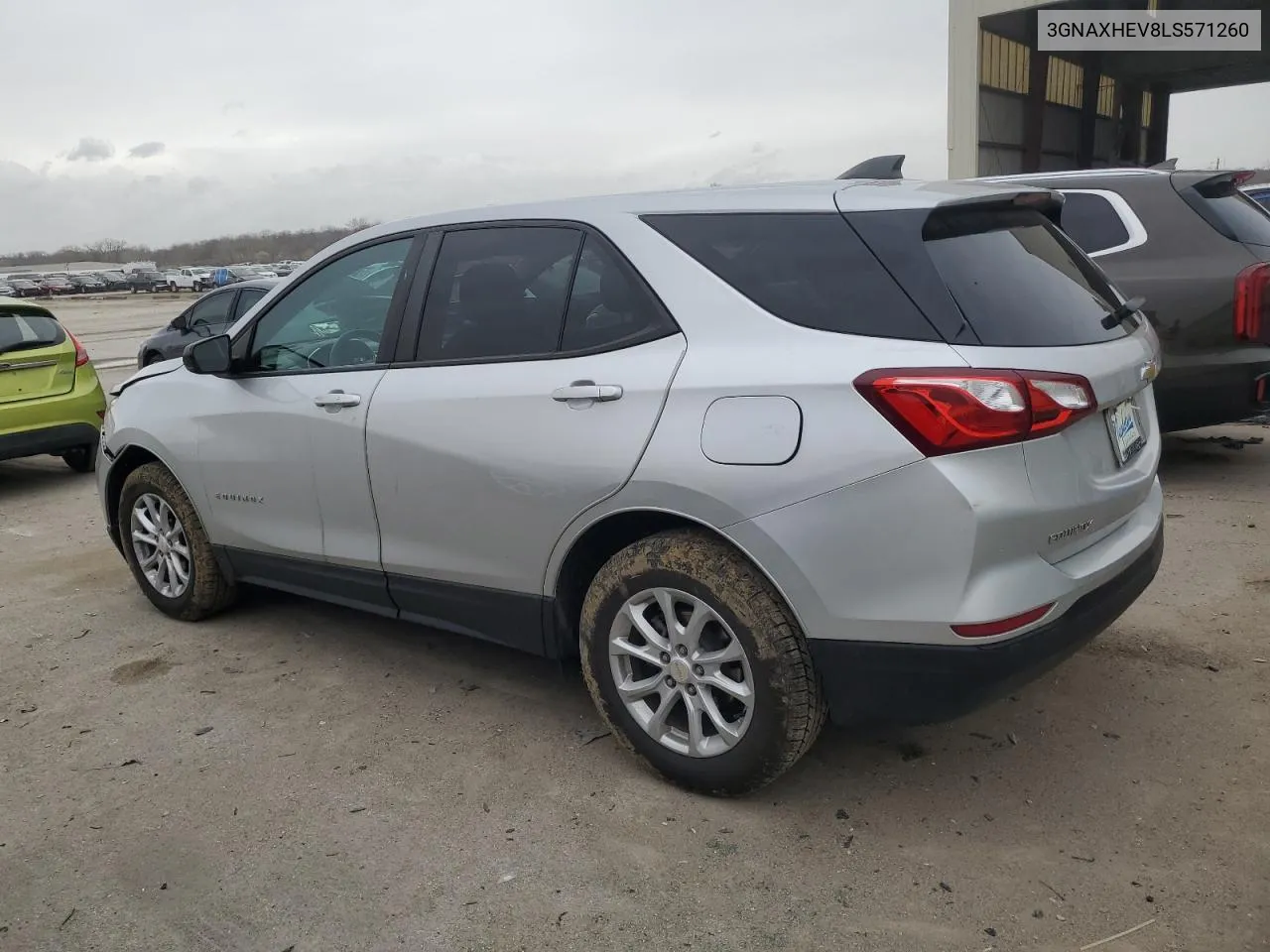 2020 Chevrolet Equinox Ls VIN: 3GNAXHEV8LS571260 Lot: 48310144