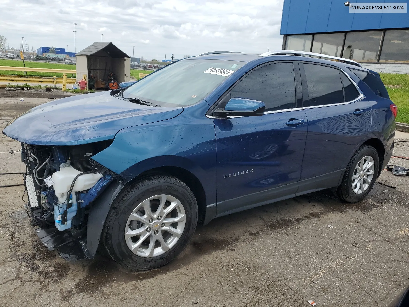 2020 Chevrolet Equinox Lt VIN: 2GNAXKEV3L6113024 Lot: 50897954