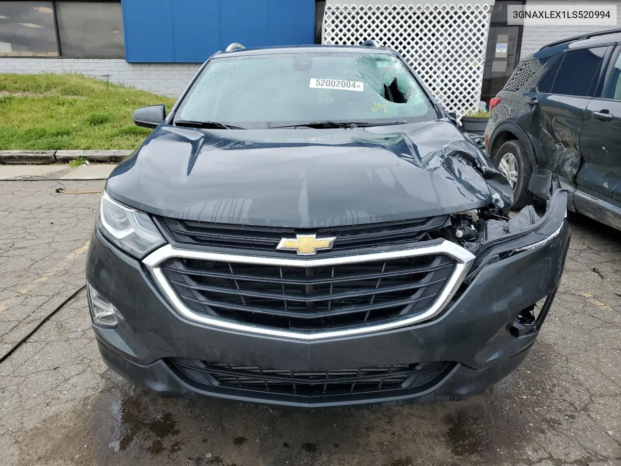 2020 Chevrolet Equinox Lt VIN: 3GNAXLEX1LS520994 Lot: 52002004