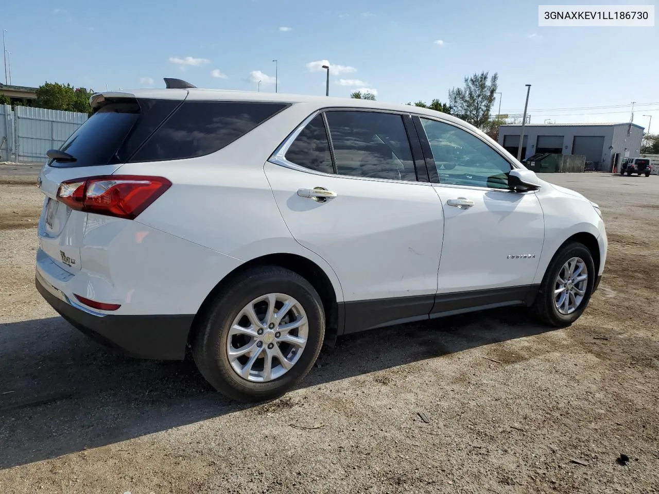 2020 Chevrolet Equinox Lt VIN: 3GNAXKEV1LL186730 Lot: 52071924