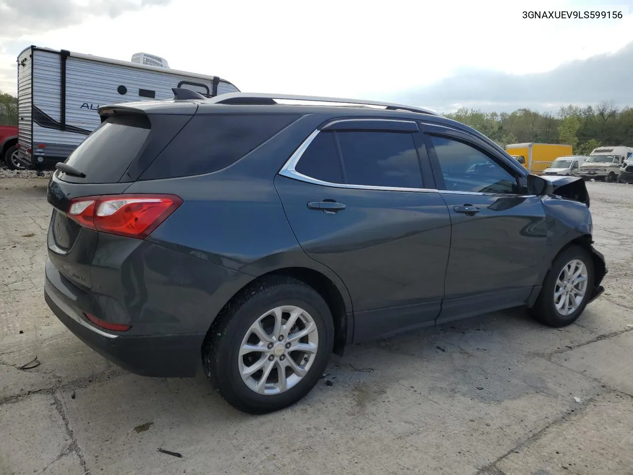 2020 Chevrolet Equinox Lt VIN: 3GNAXUEV9LS599156 Lot: 52376174