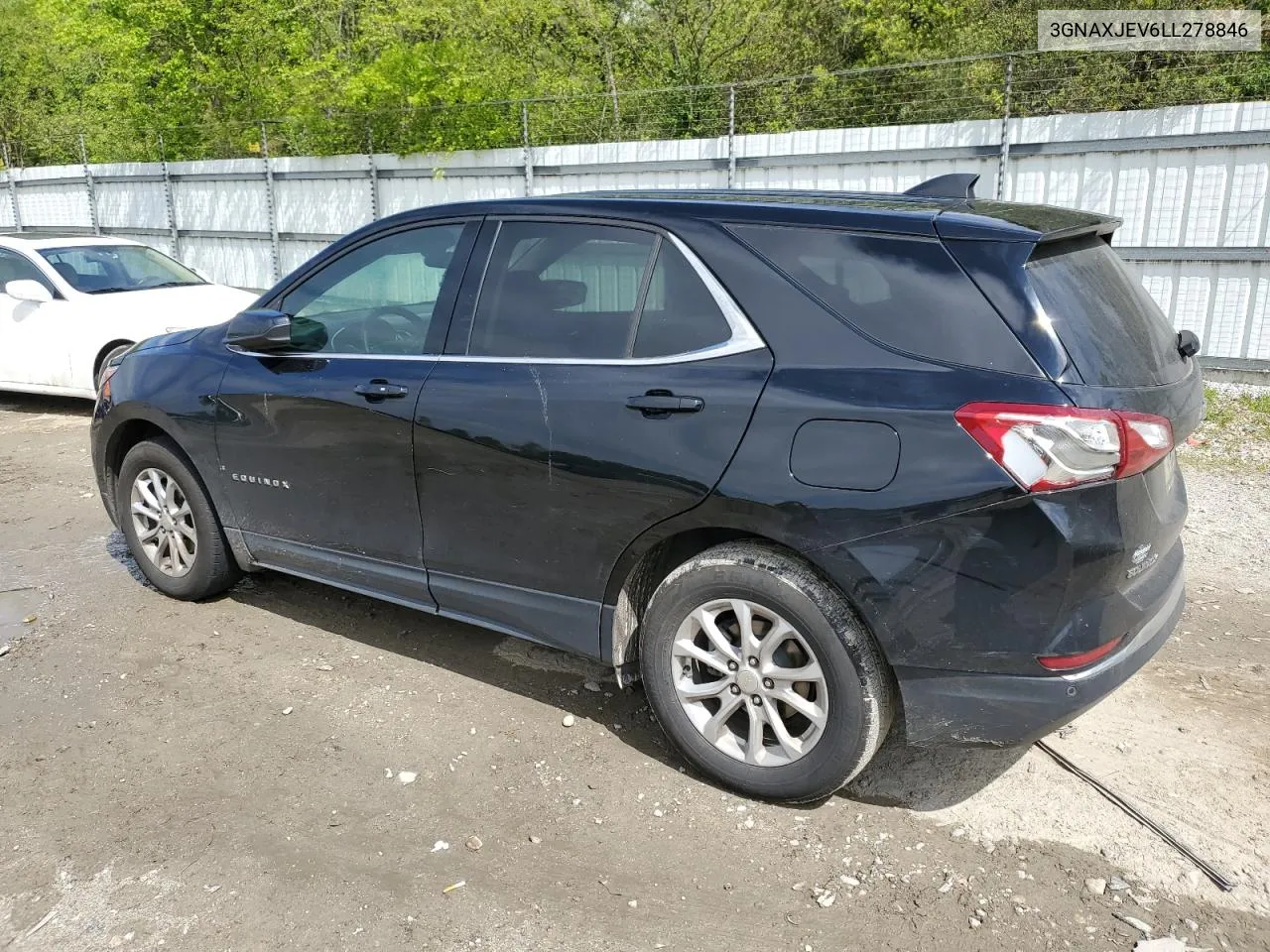 2020 Chevrolet Equinox Lt VIN: 3GNAXJEV6LL278846 Lot: 52404084