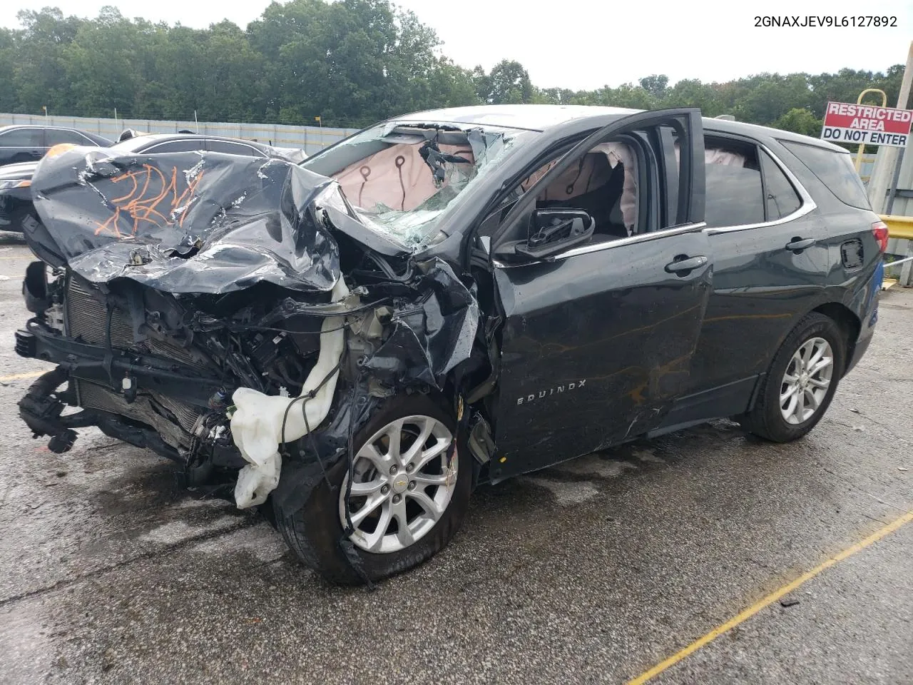 2020 Chevrolet Equinox Lt VIN: 2GNAXJEV9L6127892 Lot: 52673994